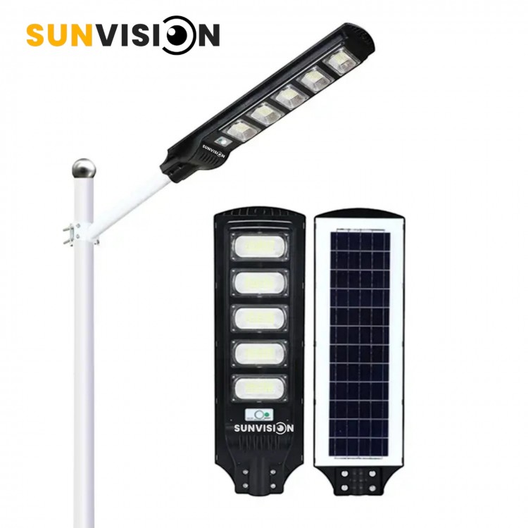 Комплект 2 броя мощна улична соларна лампа TAXSUNVISION 2200W Комплект 2 броя мощна улична соларна лампа TAXSUNVISION 2200W