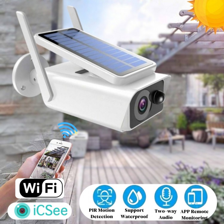 Водоустойчива соларна WiFi камера Водоустойчива соларна WiFi камера