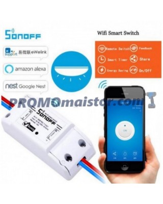 Sonoff Basic r2 - 10А WiFi смарт реле (прекъсвач) безжично управление Sonoff Basic r2 - 10А WiFi смарт реле (прекъсвач) безжично управление