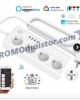 WiFi смарт разклонител 16А с 4 EU гнезда, 4 USB - Smartlife, TUYA WiFi смарт разклонител 16А с 4 EU гнезда, 4 USB - Smartlife, TUYA