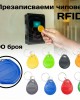 Комплект презаписваеми RFID чипове за контрол на достъп