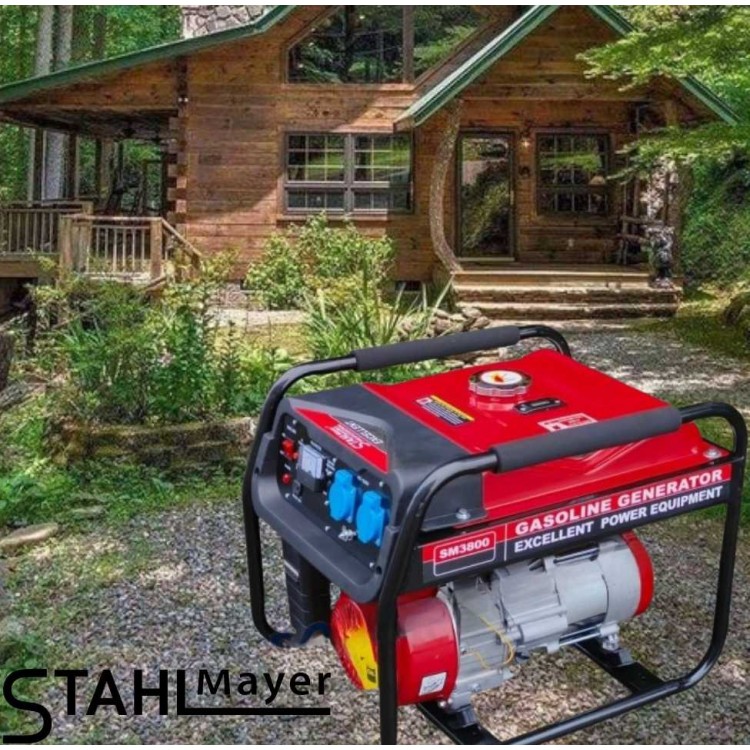 Четиритактов генератор за ток STAHLMAYER 3,8kW - Агрегат Четиритактов генератор за ток STAHLMAYER 3,8kW - Агрегат