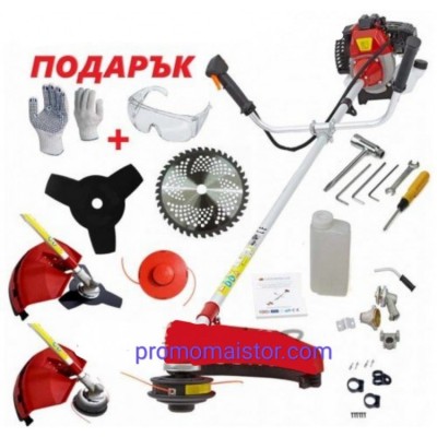 Бензинов тример за трева 68 куб. 4кв Бензинов тример за трева 68 куб. 4кв