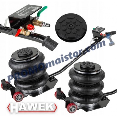 Пневматичен крик балон 3,5 тона с 3 въздушни възглавници HAWEK Пневматичен крик балон 3,5 тона с 3 въздушни възглавници HAWEK