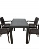 Градински комплект - маса и 4 стола Каризма