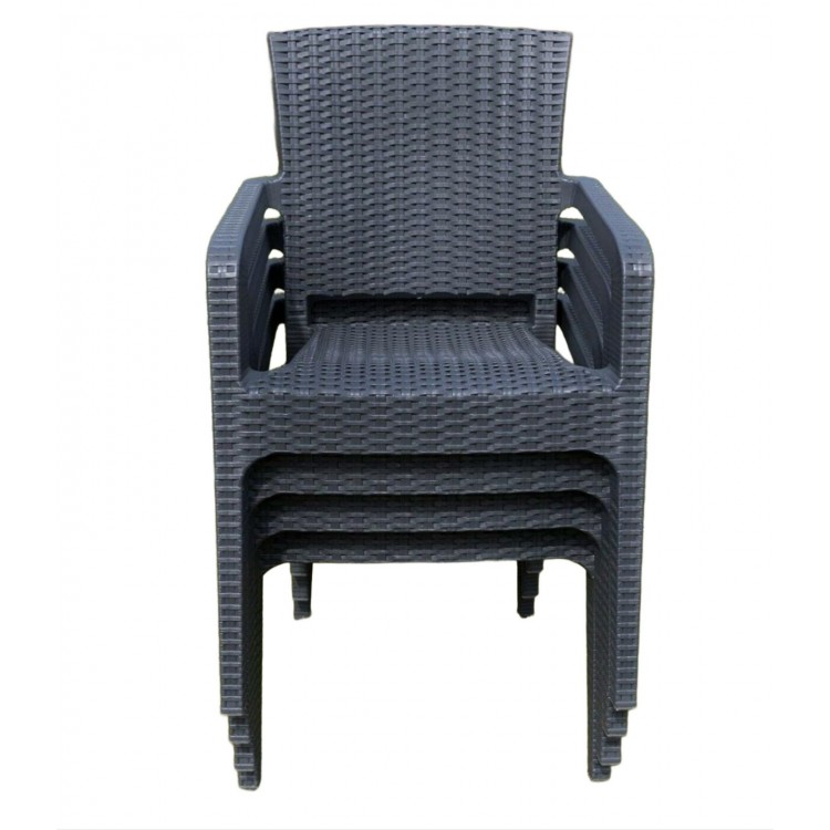 Градински комплект маса 90 х 90 см и 4 стола Каризма Градински комплект маса 90 х 90 см и 4 стола Каризма