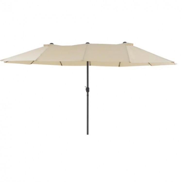 Метален двоен градински чадър 4.5 метра Метален двоен градински чадър 4.5 метра