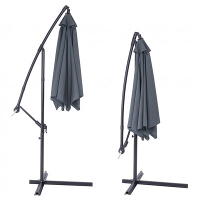 Градински чадър тип kамбана с манивела 3 метра