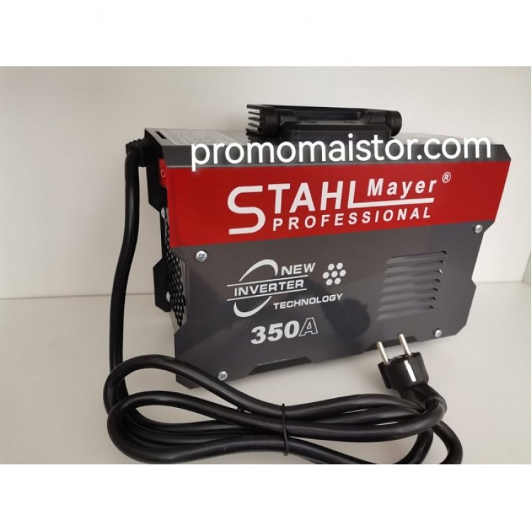 Инверторен електрожен STAHL MAYER 350A + соларна заваръчна маска Инверторен електрожен STAHL MAYER 350A + соларна заваръчна маска