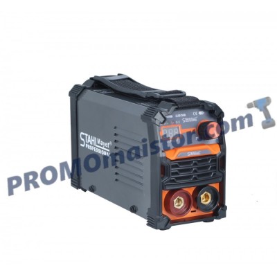 Професионален инверторен електрожен STAHLMAYER 350А с дисплей в куфар + соларна маска Професионален инверторен електрожен STAHLMAYER 350А с дисплей в куфар + соларна маска