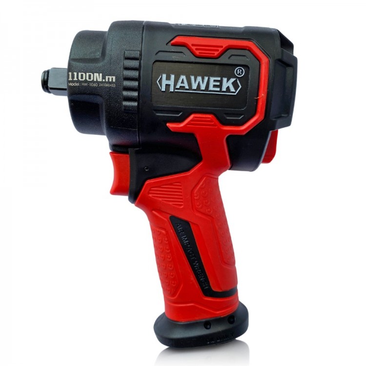 Пневматичен ударен мини гайковерт HAWEK , 1/2'' , 1100Nm - HW-1060 Пневматичен ударен мини гайковерт HAWEK , 1/2'' , 1100Nm - HW-1060