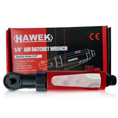 Професионална пневматична тресчотка HAWEK , 1/4" , 32 Nm, HW-1063 Професионална пневматична тресчотка HAWEK , 1/4" , 32 Nm, HW-1063