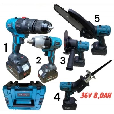 Универсален инструмент 5в1 KRAFTROYAL 36V 8AH Универсален инструмент 5в1 KRAFTROYAL 36V 8AH