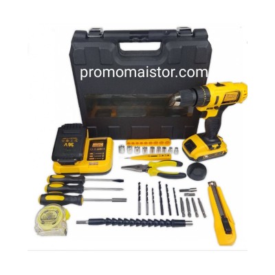 ПРОМО ПАКЕТ Акумулаторен ударен винтоверт 36V + Перфоратор 1200W ПРОМО ПАКЕТ Акумулаторен ударен винтоверт 36V + Перфоратор 1200W