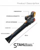 Акумулаторна духалка за листа STAHLMAYER JB3800 Акумулаторна духалка за листа STAHLMAYER JB3800