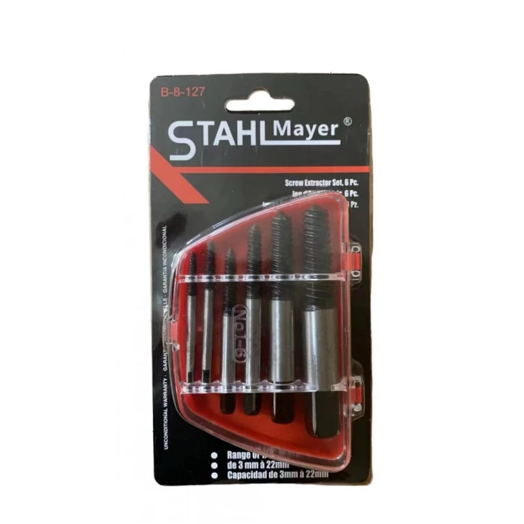 Екстрактори за болтове 6 части STAHLMAYER Екстрактори за болтове 6 части STAHLMAYER
