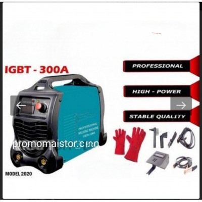 Инверторен Електрожен StahlMayer 300А с дисплей + соларна маска Инверторен Електрожен StahlMayer 300А с дисплей + соларна маска