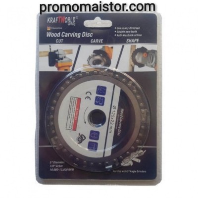 Диск за ъглошлайф с верига за рязане на дърво Диск за ъглошлайф с верига за рязане на дърво