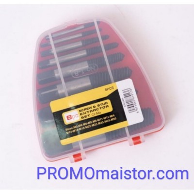 Екстрактори за повредени болтове 8части Екстрактори за повредени болтове 8части