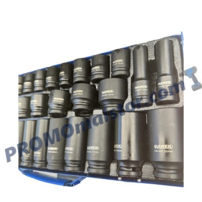 Ударни Вложки Hawek 1/2" 35-части Ударни Вложки Hawek 1/2" 35-части