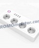 WiFi смарт разклонител 16А с 4 EU гнезда, 4 USB - Smartlife, TUYA WiFi смарт разклонител 16А с 4 EU гнезда, 4 USB - Smartlife, TUYA