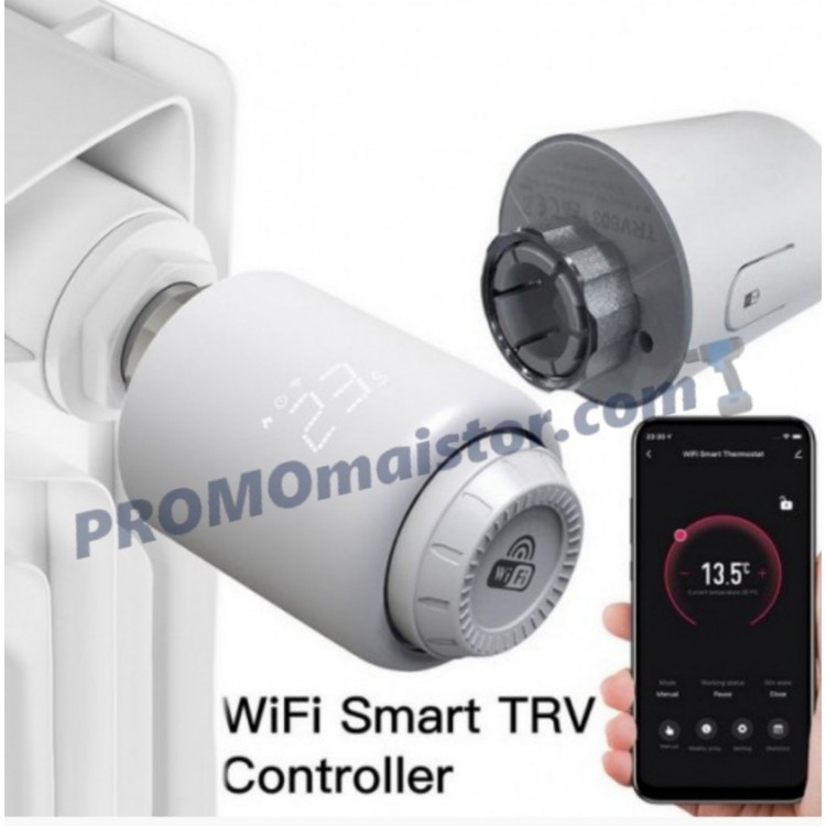 WiFi термостат, смарт клапан за радиатор, смарт вентил, TRV603 Tuya, Smartlife WiFi термостат, смарт клапан за радиатор, смарт вентил, TRV603 Tuya, Smartlife