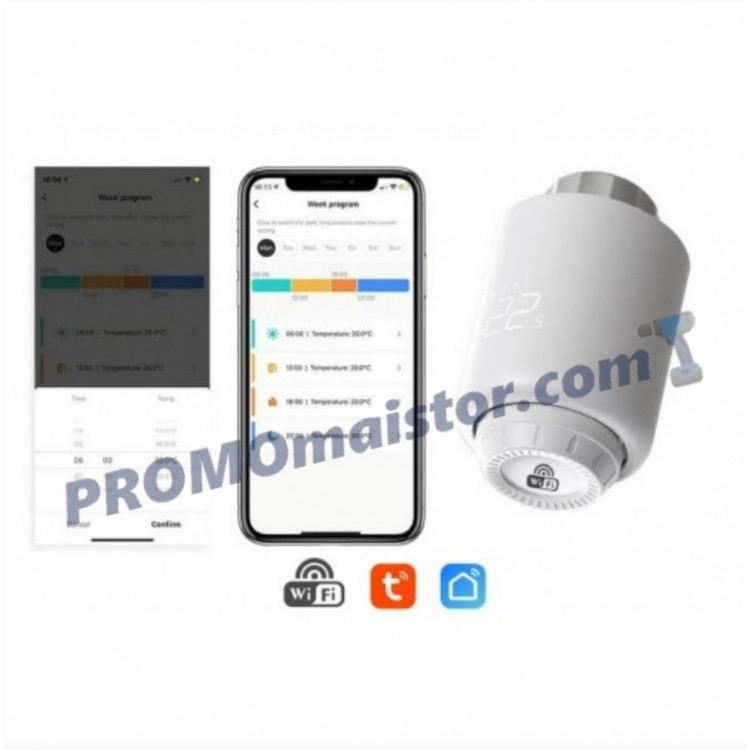 WiFi термостат, смарт клапан за радиатор, смарт вентил, TRV603 Tuya, Smartlife WiFi термостат, смарт клапан за радиатор, смарт вентил, TRV603 Tuya, Smartlife