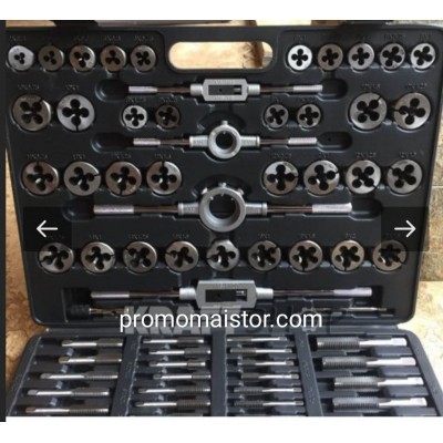 Комплект за нарязване на резби 110 части Комплект за нарязване на резби 110 части